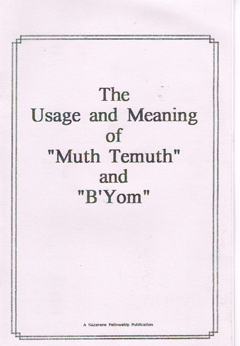 Usage and Meaning of "Muth Temuth" and "B'Yom