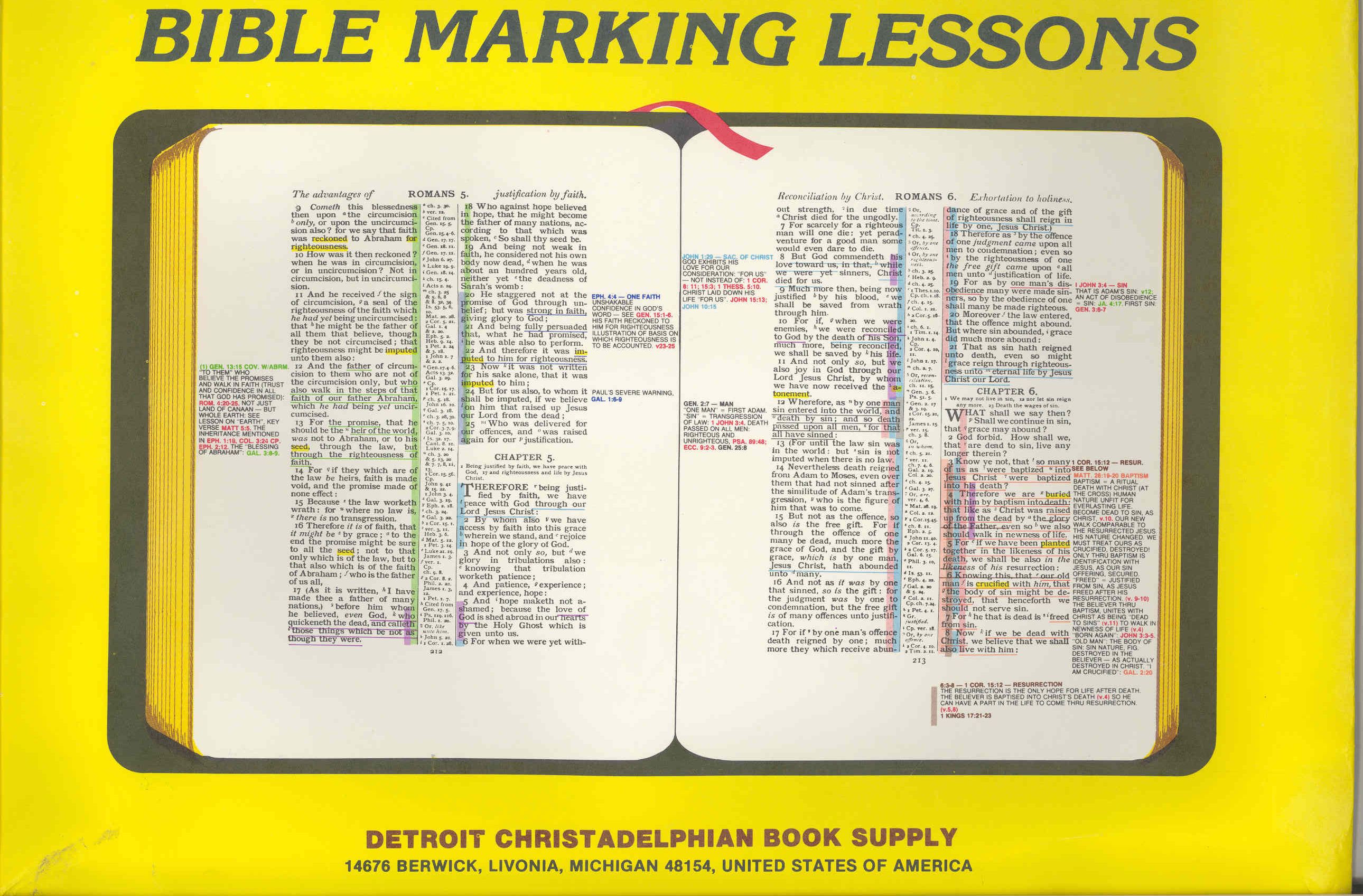 West Coast Bible Marking Lessons Complete Set