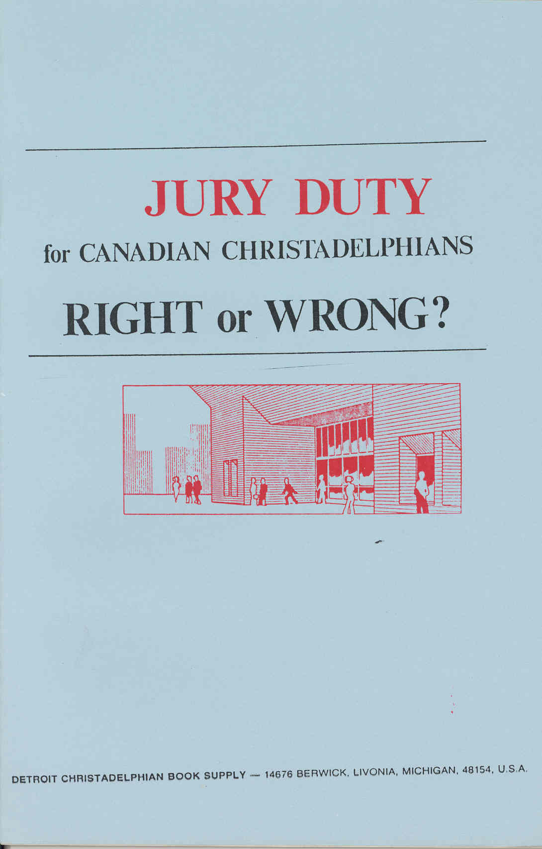 Jury Duty: Right Or Wrong?
