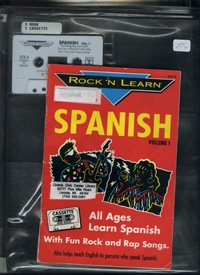 Rock N Learn Spanish Book and Cassette      USED