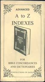 Concordance Index Tabs