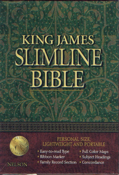 King James Slimline Print Bible