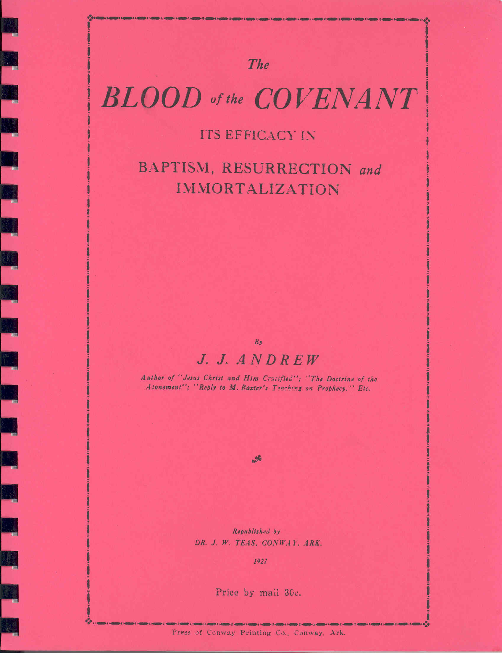 Blood of the Covenant, The